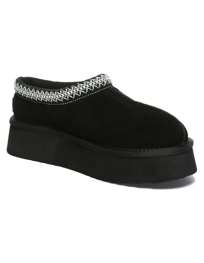 UGG Australian Shepherd Hippie Platform in Black