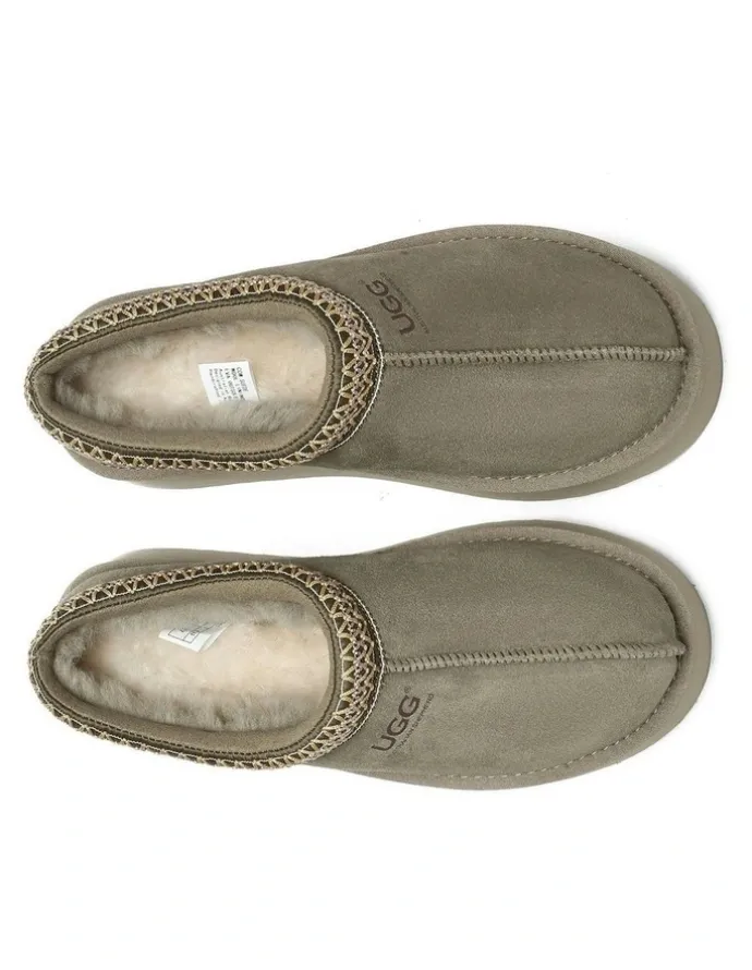 UGG Australian Shepherd Hippie Platform Slippers in Olive