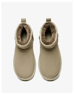 UGG Australian Shepherd Julia Cow Suede Boots in Light Brown
