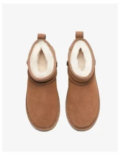 UGG Australian Shepherd Julia Cow Suede Boots in Brown