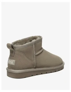 UGG Australian Shepherd Julia Cow Suede Boots in Dark Brown