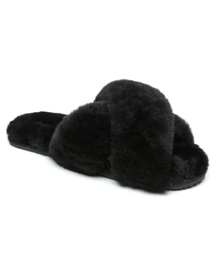 UGG Australian Shepherd Linty Slipper in Black