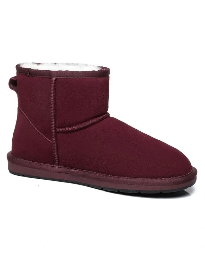 UGG Australian Shepherd Mini Classic Suede Special Shoes in Sangria
