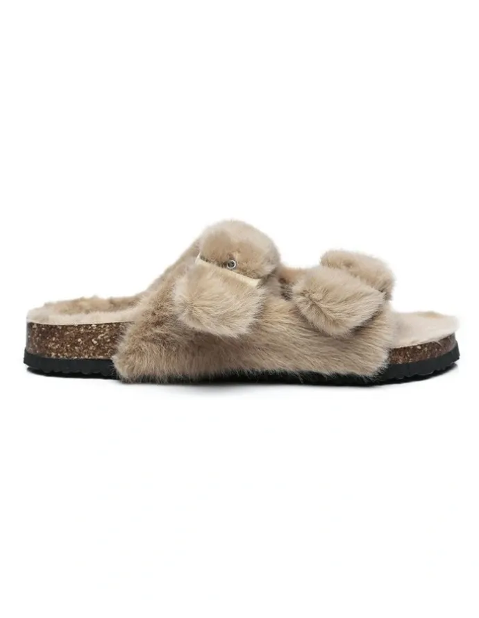 UGG Australian Shepherd Myla Slides in Beige