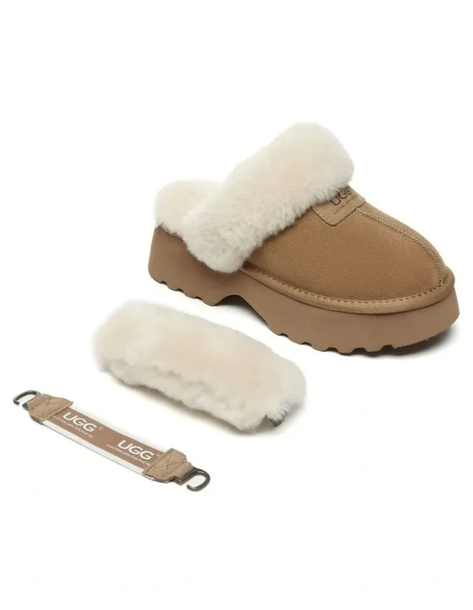 UGG Australian Shepherd Muna Platform in Chestnut