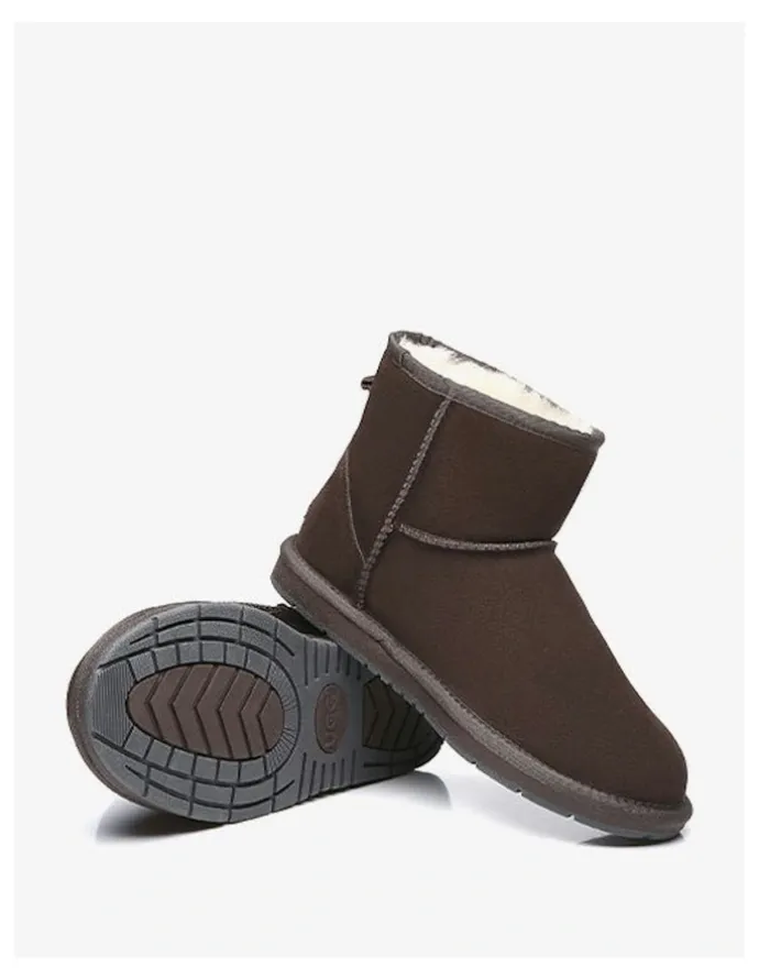 UGG Australian Shepherd Mini Classic Suede in Chocolate