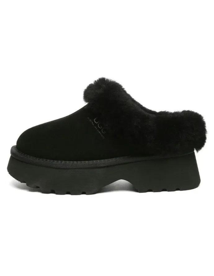 UGG Australian Shepherd Murray Platform Sandal in Black