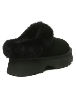 UGG Australian Shepherd Murray Platform Sandal in Black
