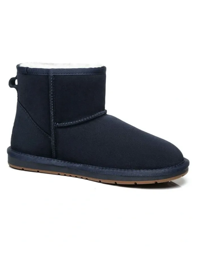 UGG Australian Shepherd Mini Classic Suede Special Shoes in Navy Blue