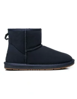 UGG Australian Shepherd Mini Classic Suede Special Shoes in Navy Blue