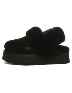 UGG Australian Shepherd Musa Platform Slipper in Black