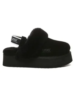 UGG Australian Shepherd Musa Platform Slipper in Black