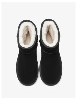 UGG Australian Shepherd Mini Classic Suede in Black