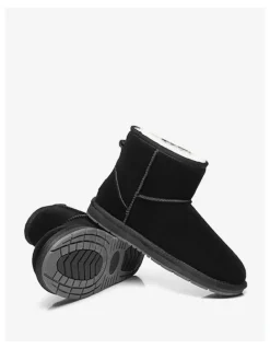 UGG Australian Shepherd Mini Classic Suede in Black