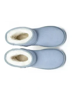 UGG Australian Shepherd Mini Classic Suede Special Shoes in Light Blue