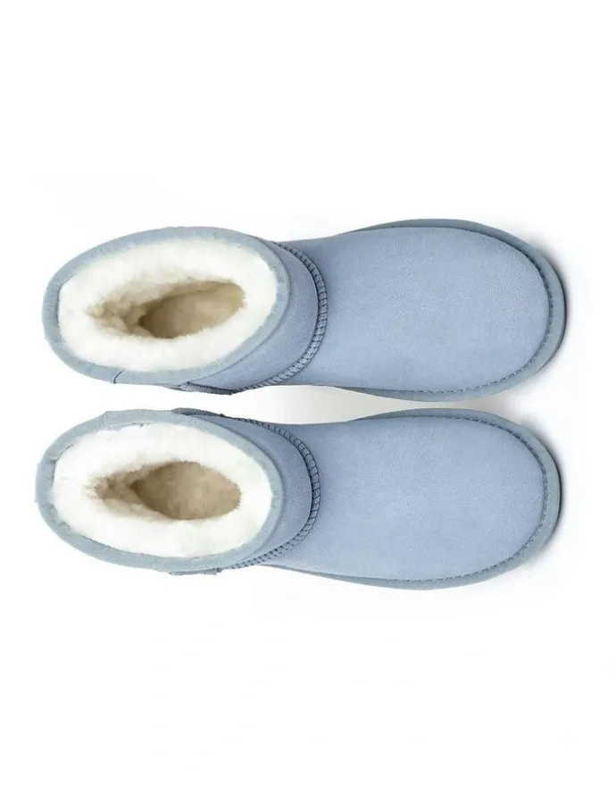 UGG Australian Shepherd Mini Classic Suede Special Shoes in Light Blue