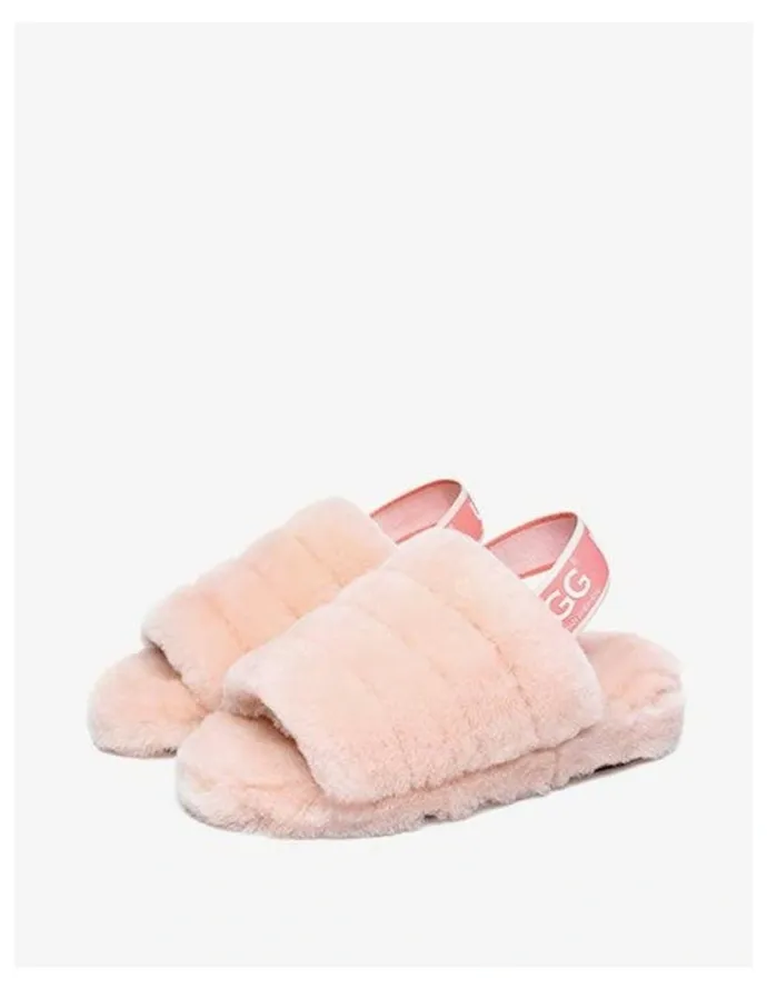 UGG Australian Shepherd Puffy Slippers in Pink