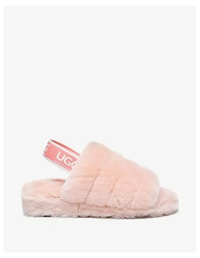 UGG Australian Shepherd Puffy Slippers in Pink