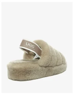 UGG Australian Shepherd Puffy Slippers in Brown