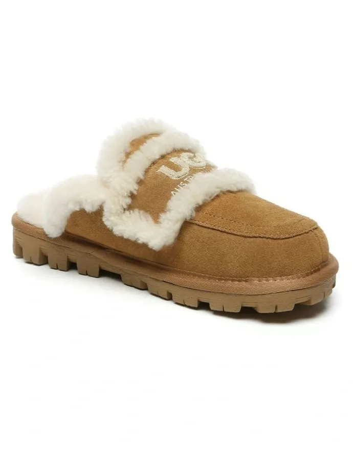 UGG Australian Shepherd Rilee Slipper in Chestnut