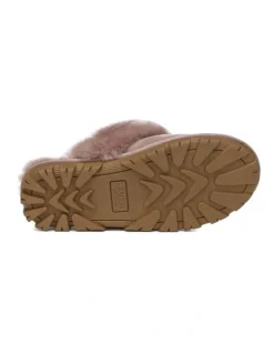 UGG Australian Shepherd Scuff Waffle Slipper in Dawn Pink