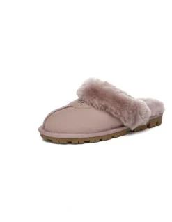 UGG Australian Shepherd Scuff Waffle Slipper in Dawn Pink