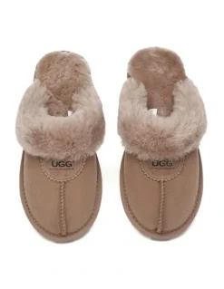 UGG Australian Shepherd Scuff Waffle Slipper in Caramel