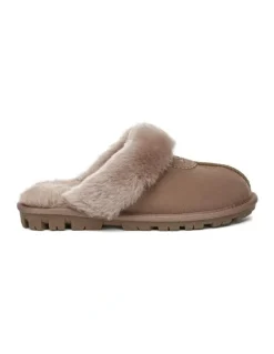 UGG Australian Shepherd Scuff Waffle Slipper in Caramel
