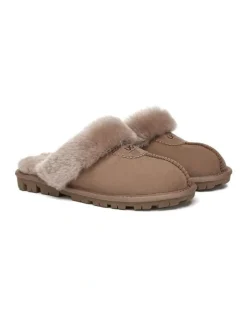 UGG Australian Shepherd Scuff Waffle Slipper in Caramel