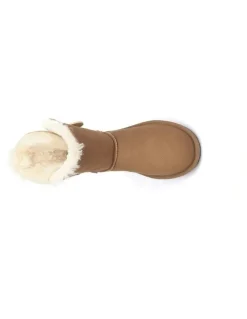 UGG Australian Shepherd Short Button Boots in Chestnut