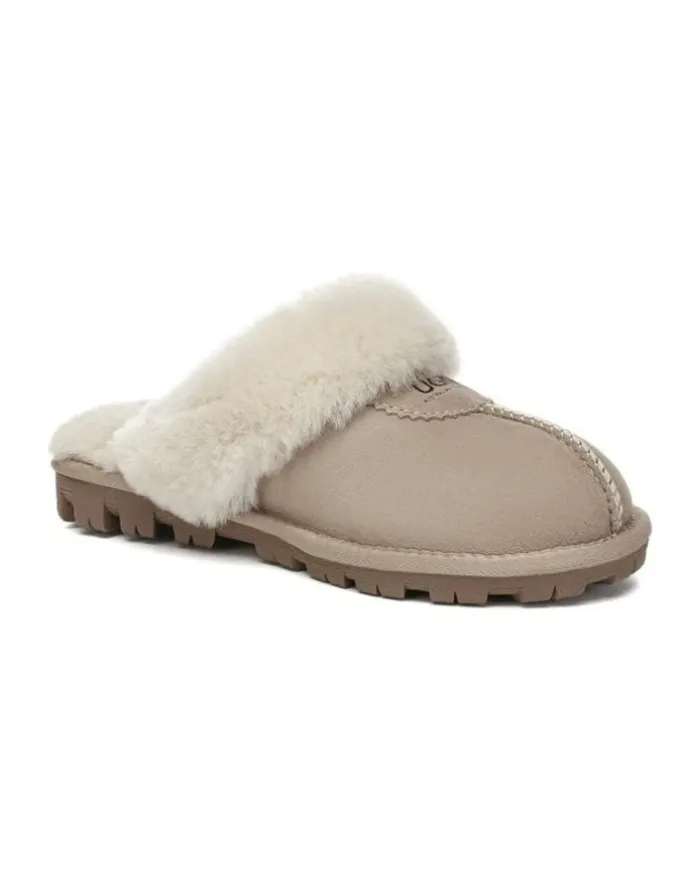UGG Australian Shepherd Scuff Waffle Slipper in Sand