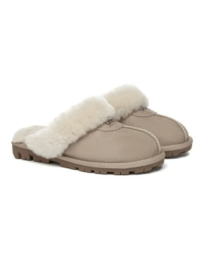 UGG Australian Shepherd Scuff Waffle Slipper in Sand