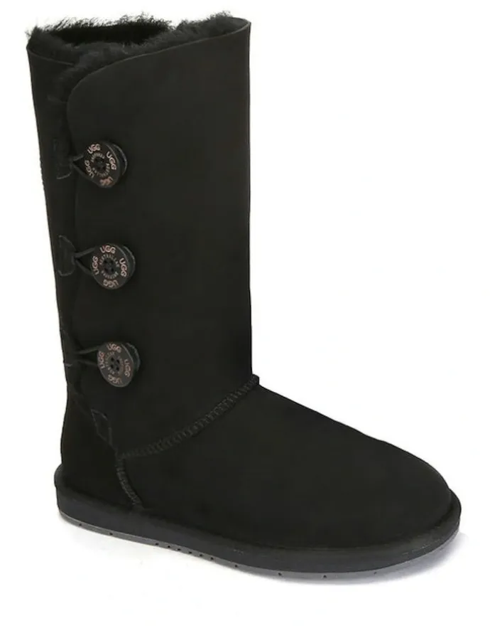 UGG Australian Shepherd Tall Button Boots in Black