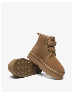 UGG Australian Shepherd Vigour Cow Suede Boots in Chestnut