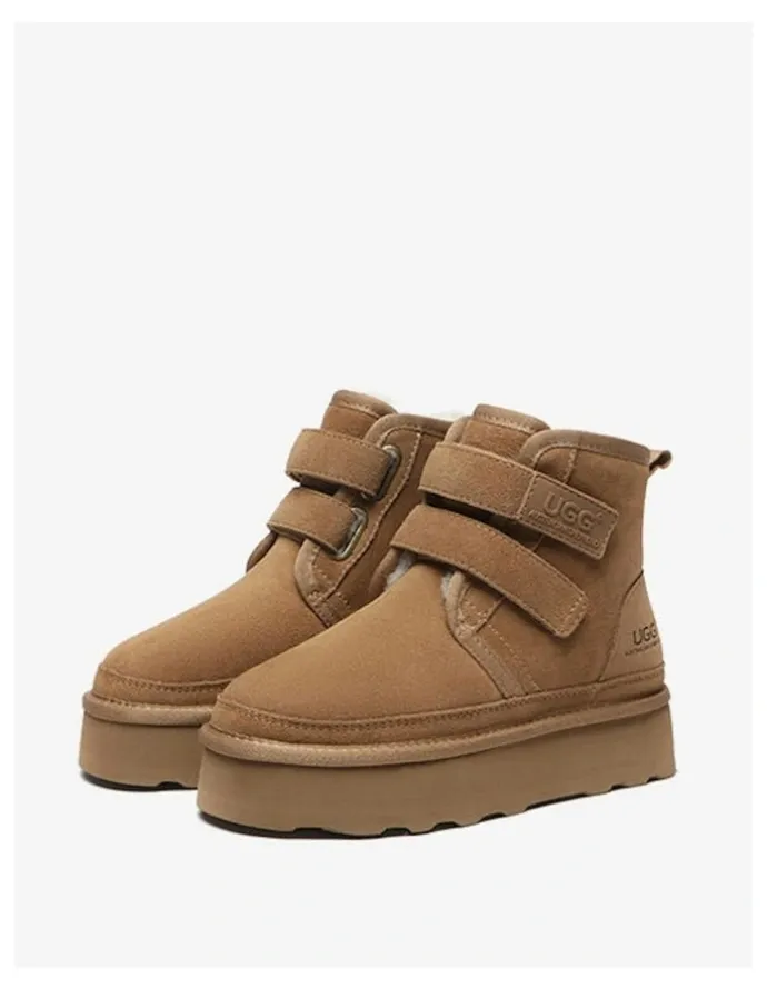 UGG Australian Shepherd Vigour Cow Suede Boots in Chestnut