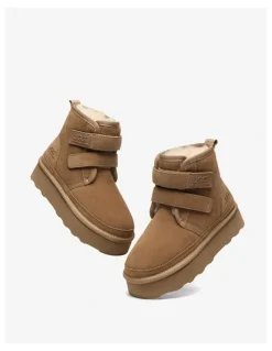 UGG Australian Shepherd Vigour Cow Suede Boots in Chestnut