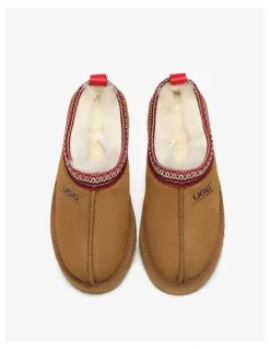 UGG Australian Shepherd Ventus Cow Suede Platform Boot in Chestnut