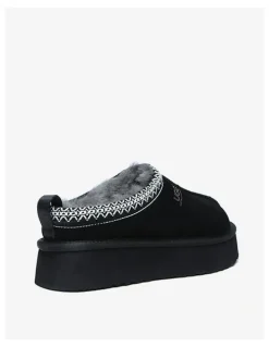 UGG Australian Shepherd Ventus Cow Suede Platform Boot in Black