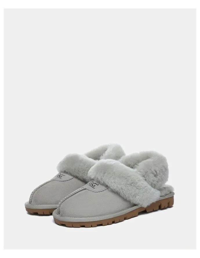 UGG Australian Shepherd Waffle Fluffy in GoatGrey