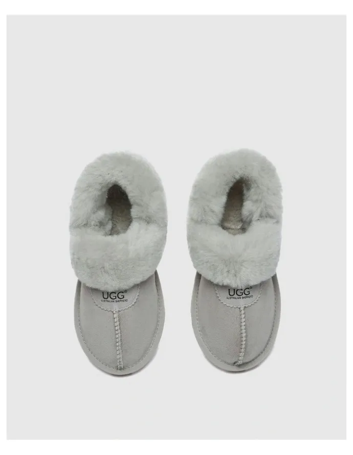 UGG Australian Shepherd Waffle Fluffy in GoatGrey