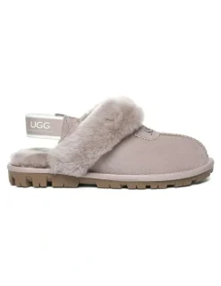 UGG Australian Shepherd Waffle Fluffy Slipper in Dawn Pink