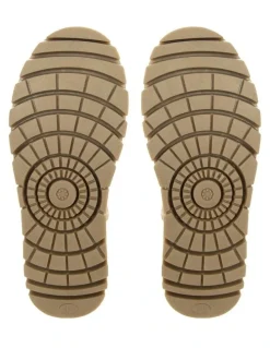 Uggaroo Lucie Mini Platform Slipper Boots in Beige