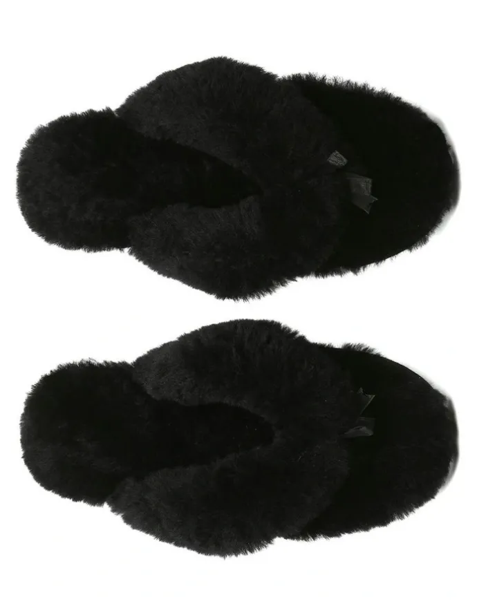 UGG Australian Shepherd Farah Slipper in Black