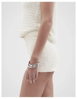 Unison Crochet Short in Parchment