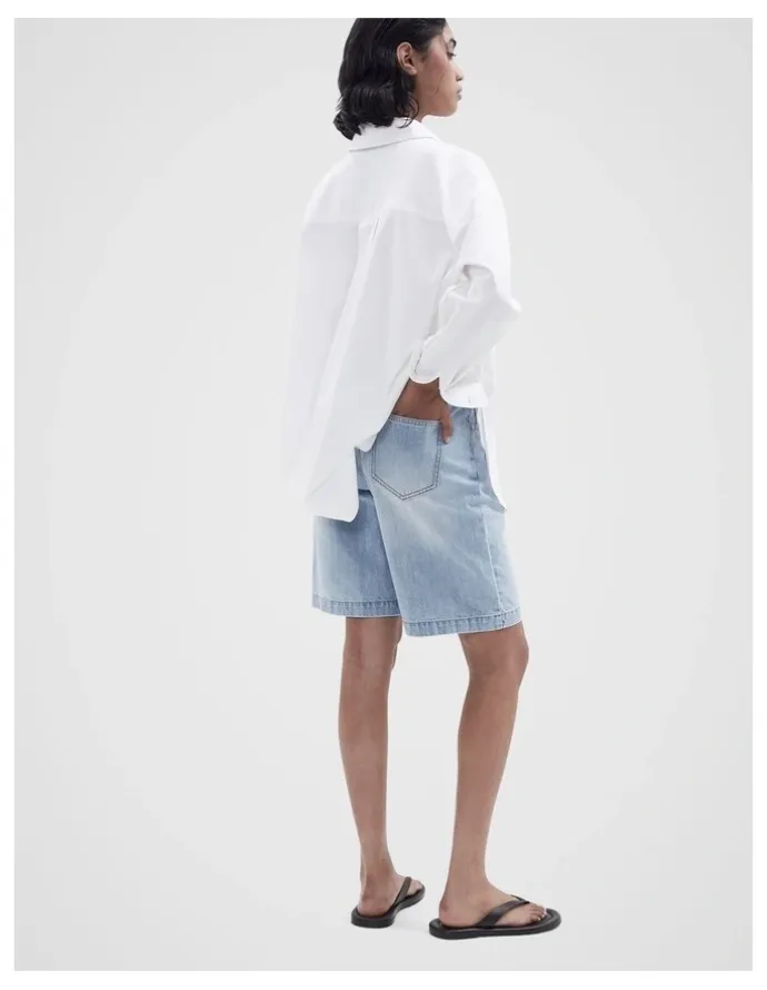 Unison Denim Bermuda Short in Blue