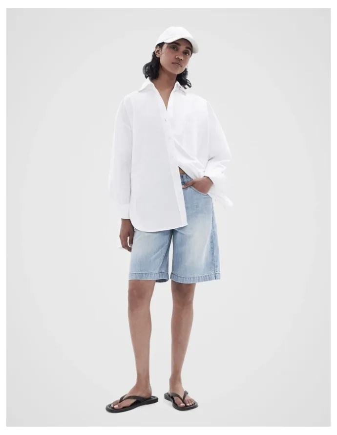 Unison Denim Bermuda Short in Blue