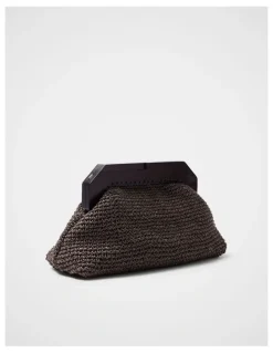 Unison Lea Wooden Frame Clutch