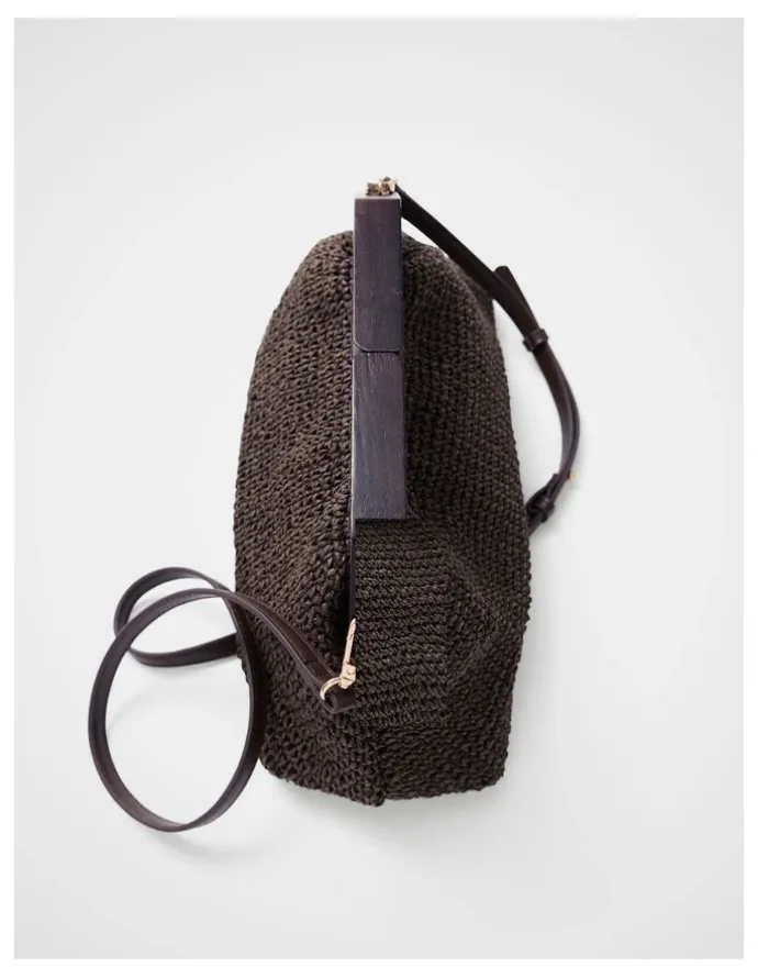 Unison Lea Wooden Frame Clutch