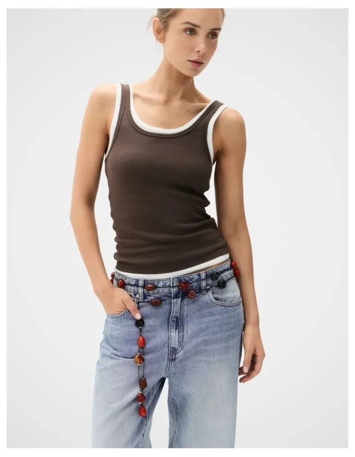 Unison Mae Beaded Wrap Belt