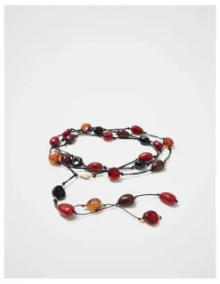 Unison Mae Beaded Wrap Belt
